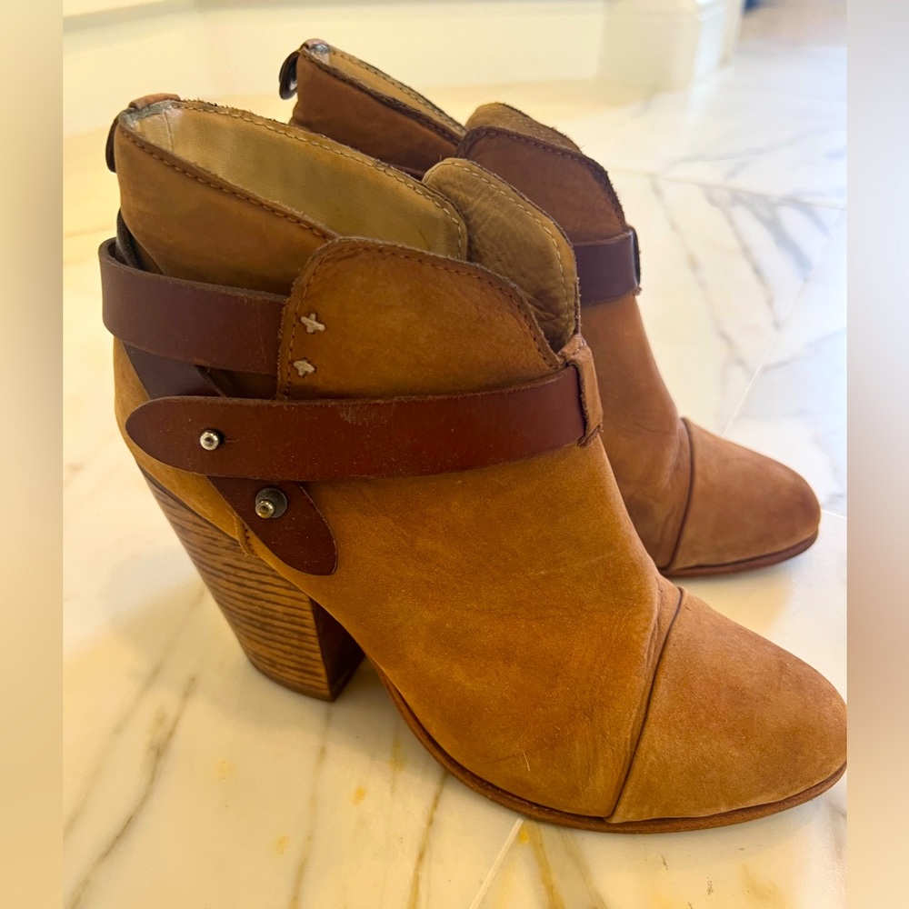 Rag & Bone Camel Colored Ankle Boots size 38.5